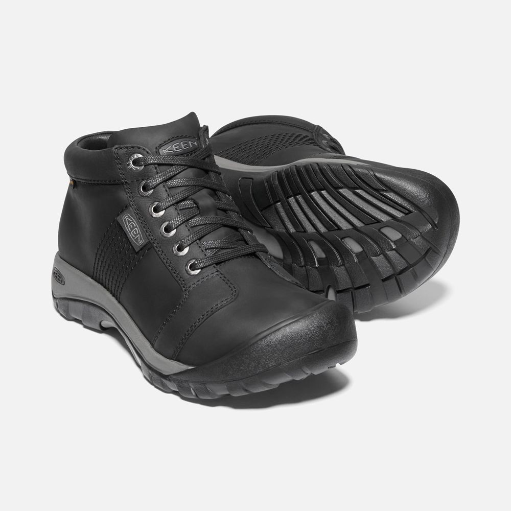 Bottes de Baskets Keen Homme Noir | Austin Waterproof | EZYTJ-9568